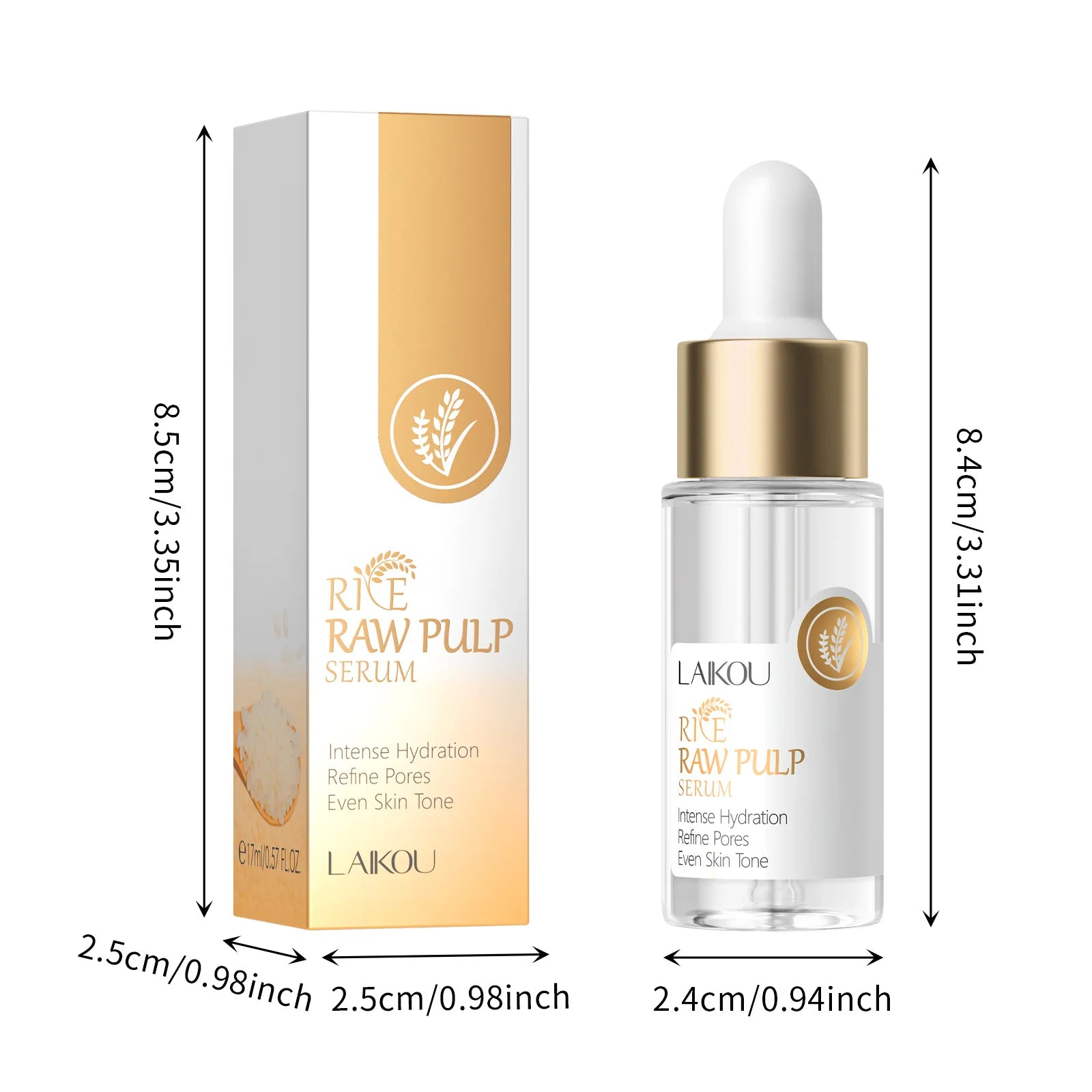 17ml White Rice Essences Skin Care Hydrating